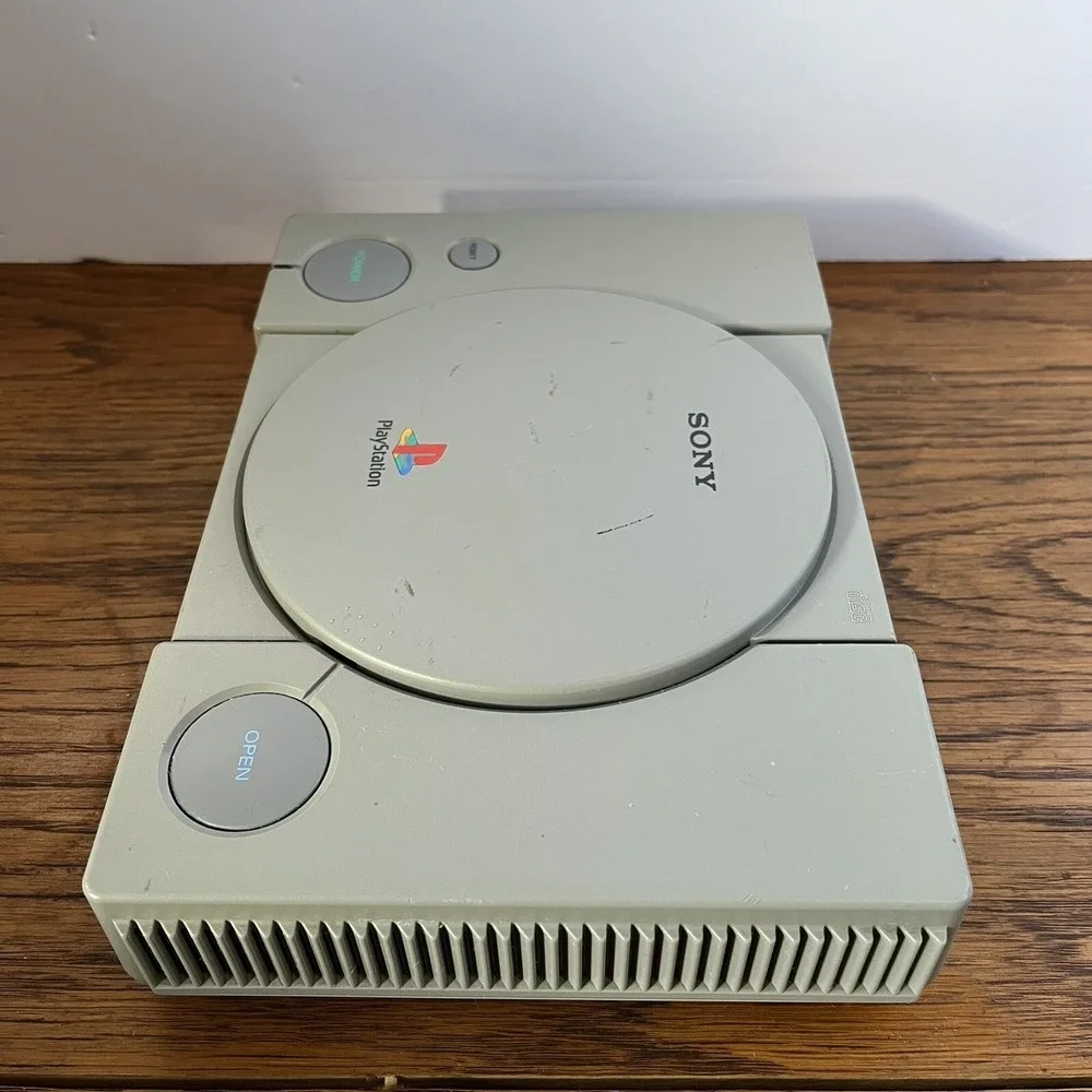 Sony PlayStation PS1 Console Gray Complete SCPH-9001 Controllers Mem Card Cables